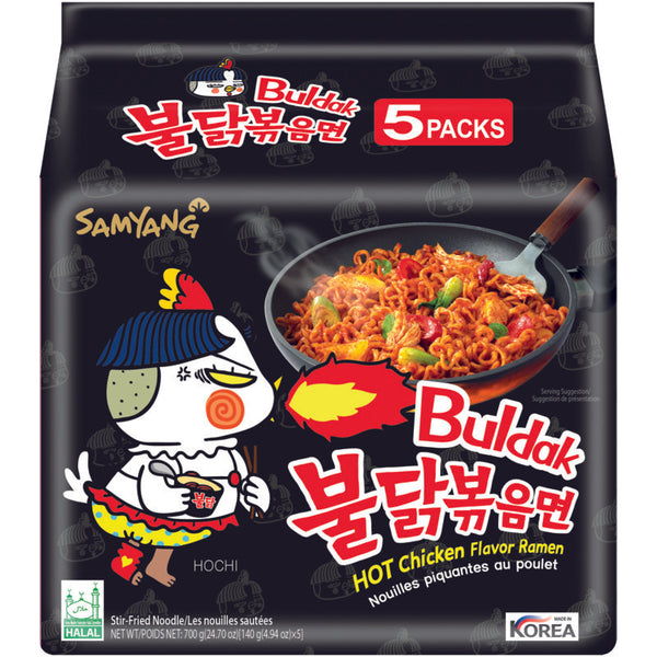 Samyang Buldak hot chicken ramen 5-pack