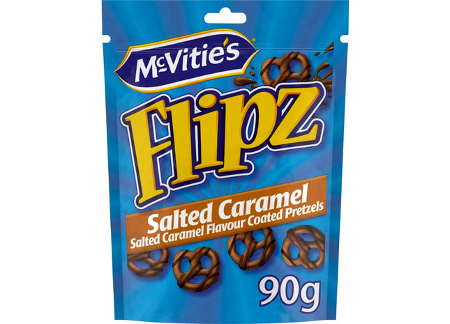 McVitie's Flipz Salzkaramell-Schokoladenbrezeln