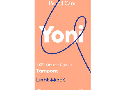 Yoni Tampons made of organic cotton light