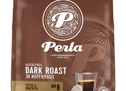 Perla Huisblends Dark roast koffiepads