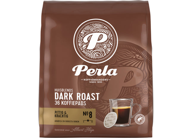 Perla Huisblends Dark roast koffiepads