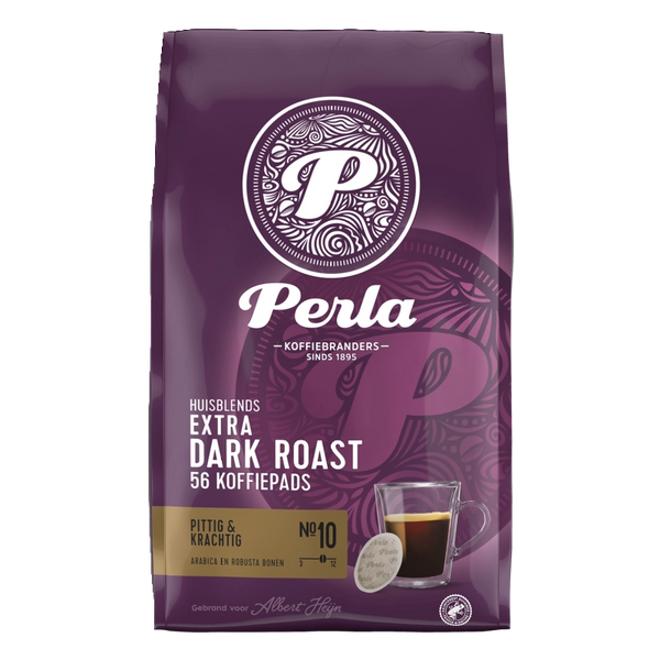 Perla Huisblends Extra dark roast koffiepads