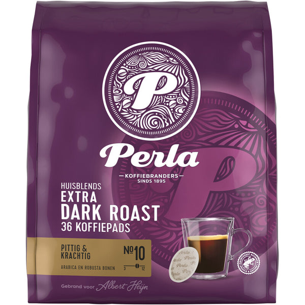 Perla Hausmischungen Extra dunkel geröstete Kaffeepads