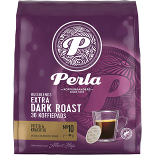 Perla Huisblends Extra dunkel geröstete Kaffeepads