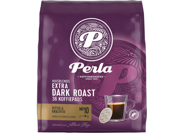 Perla Huisblends Extra dark roast koffiepads