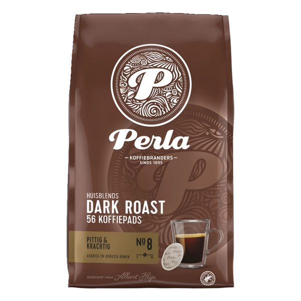Perla Huisblends Dark roast koffiepads
