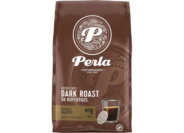 Perla Huisblends Dark roast koffiepads