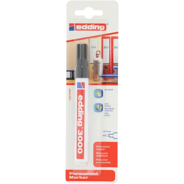 Edding Permanentmarker schwarz