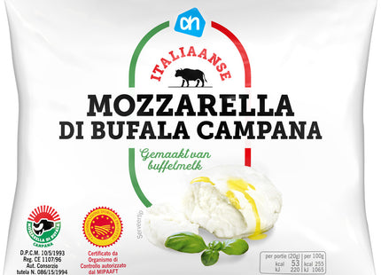 Italian mozzarella di bufala campana