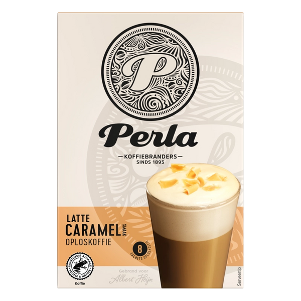 Perla Huisblends Latte caramel oploskoffie