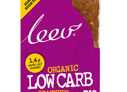 Leev Biologische low carb qrackers rozemarijn