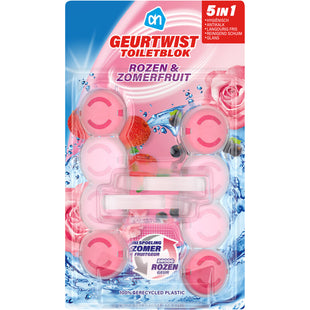 Geurtwist toiletblok rozen & zomerfruit
