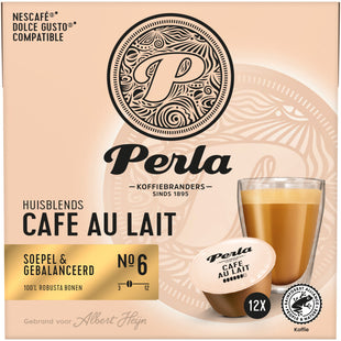 Perla Huisblends Dolce gusto café au lait capsules