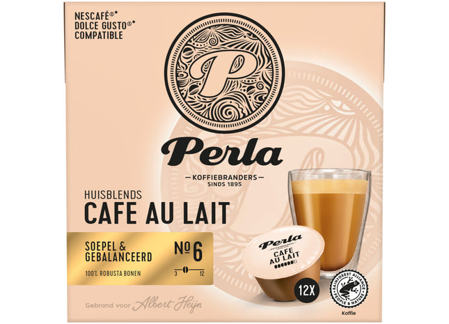 Perla Huisblends Dolce gusto café au lait capsules