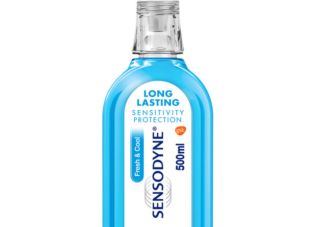 Sensodyne Frisches und kühles Mundwasser für empfindliche Zähne