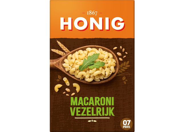 Ballaststoffreiche Honig-Makkaroni