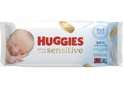 Huggies Extra care sensitive baby wipes