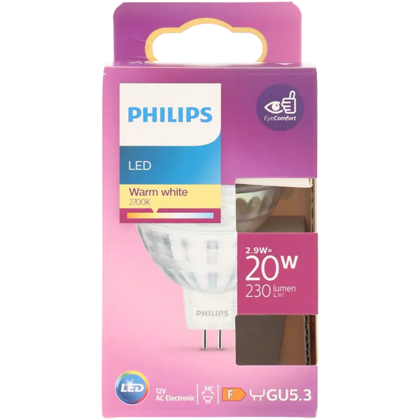 Philips LED spotlight GU5.3 20W