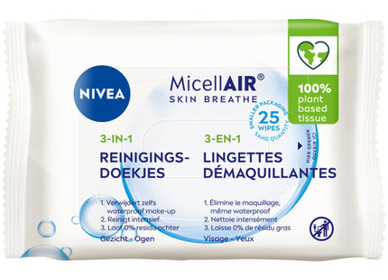 NIVEA Skin breathe micellar cleansing wipes