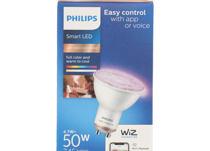 Philips Smart led spot gekleurd GU10 50W