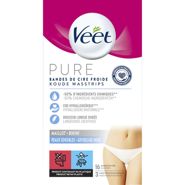 Veet Pure cold wax strips bikini