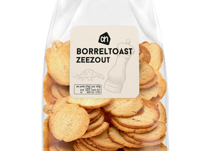 Borreltoast zeezout