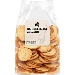 Borreltoast zeezout