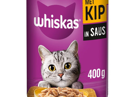 Whiskas Adult 1+ jaar kip in saus