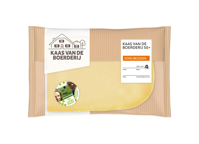 Käse vom Bauernhof jung gereift 50+ Scheiben