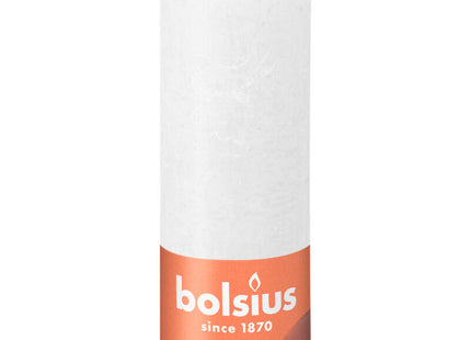 Bolsius Rustieke kaars wit 19cm