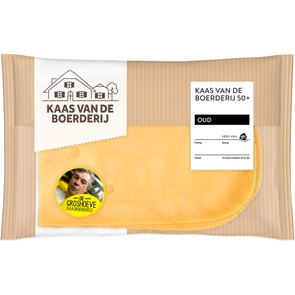 Bauernhofkäse alt 50+ Scheibe