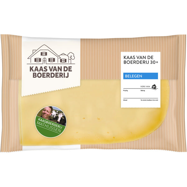 Käse vom Bauernhof mittelalt 30+ Scheibe