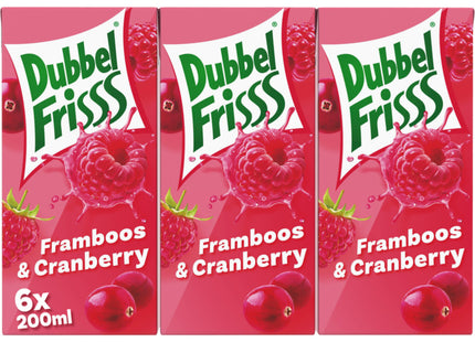 DubbelFrisss Framboos & cranberry 6-pack