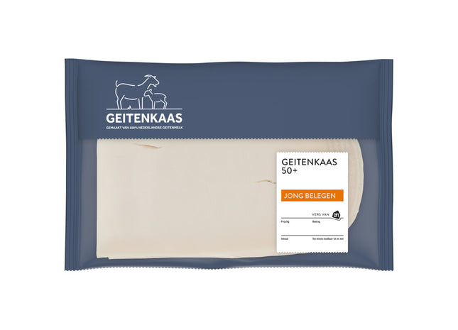 Junger gereifter Ziegenkäse, 50+ Scheiben