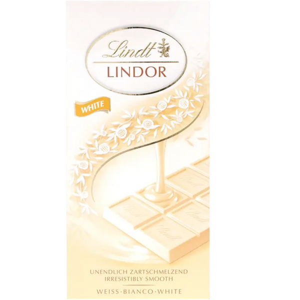 Lindt Lindor Riegel weiß