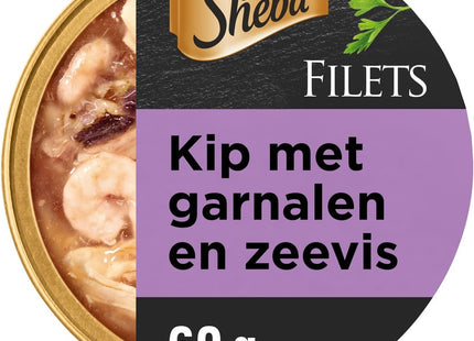 Sheba Filets kip met garnalen en zeevis