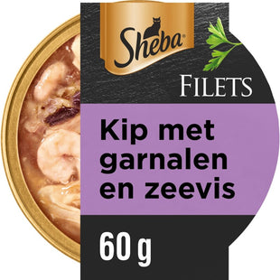 Sheba-Hühnerfilets mit Garnelen und Seefisch