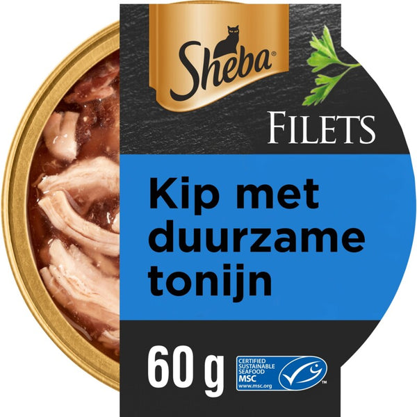 Sheba Fillets chicken with sustainable tuna