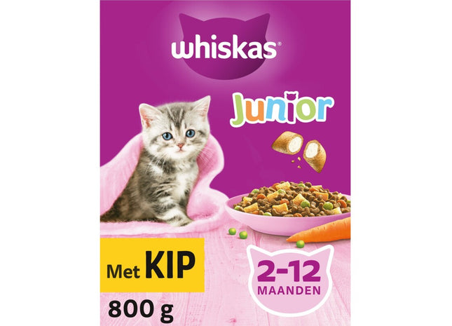 Whiskas Chunks Junior mit Huhn 2-12 Monate