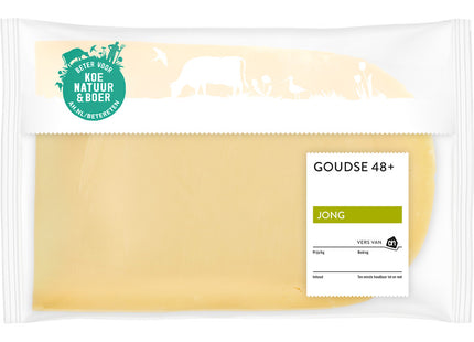 Gouda young 48+ slices