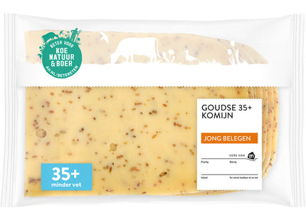 Gouda young cumin 35+ slices