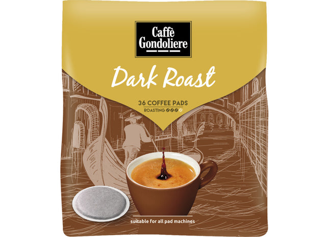 Caffé Gondoliere Dark roast coffee pads