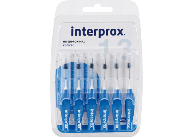 Interprox Premium Interdentale rager conical blauw