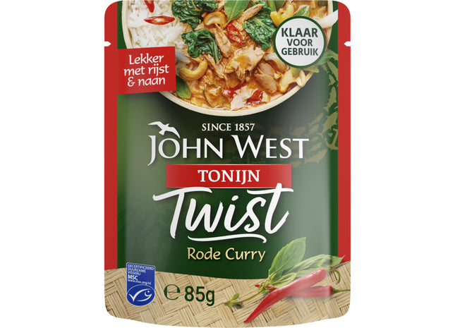 John West Twist tonijn rode curry