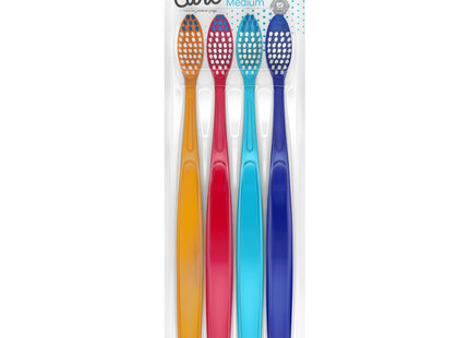 Care Toothbrushes medium 4 pack