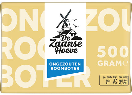 De Zaanse Hoeve Ongezouten roomboter