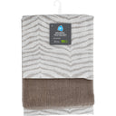 Kitchen and tea towel taupe set of 2