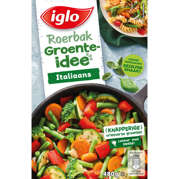 Iglo Stir-fry Vegetable Idea Italian Style