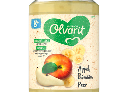 Olvarit 8+ months apple banana pear