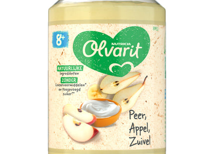 Olvarit 8+ months pear apple dairy